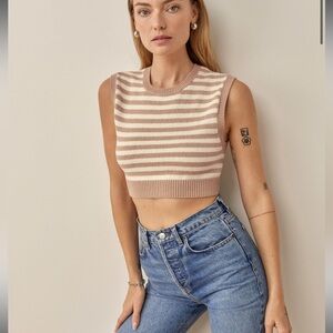 Reformation Romina Cropped Sweater